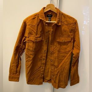 Snap-front Corduroy Overshirt size Small